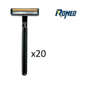 Romeo Rasoirs Jetables – 2 Lames – Lot de 20