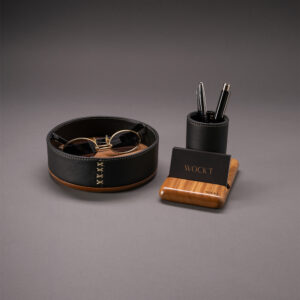 Pack Desk : Acajou Jet Black