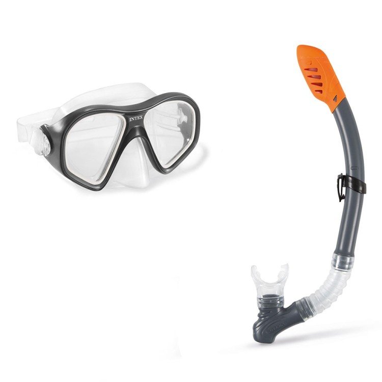 Masque et tuba de plongée Reef Rider INTEX 55648 1 Masque et tuba de plongée Reef Rider INTEX 55648