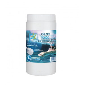 Chlore choc granulé piscine seau de 1 kg blanc – Pool Star