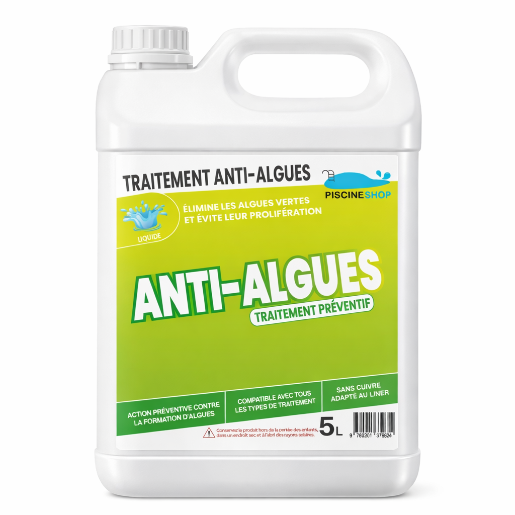 ANTI-ALGUES 5L – TRAITEMENT PRÉVENTIF PISCINESHOP 1 ANTI-ALGUES 5L – TRAITEMENT PRÉVENTIF PISCINESHOP