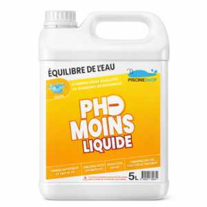 pH MOINS LIQUIDE 5L – RÉGULATEUR DE pH PISCINESHOP