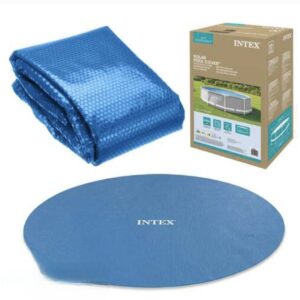 Bâche Solaire a bulles pour Piscine Easy & Frame 366 cm – Bleu INTEX 28012
