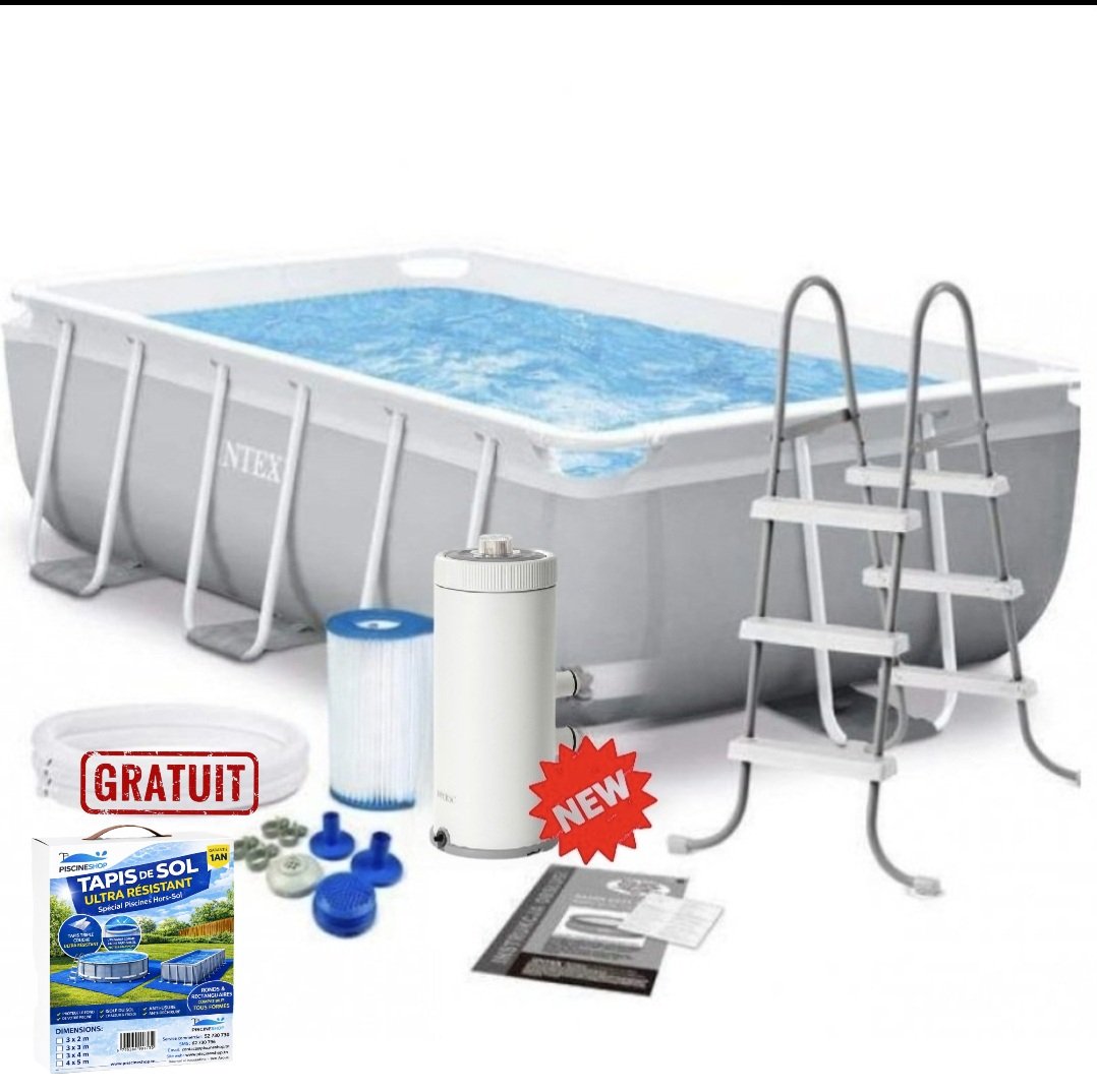 Piscine Intex Rectangulaire Prisme Frame 300X175X80 26784NP 1 Piscine Intex Rectangulaire Prisme Frame 300X175X80 26784NP