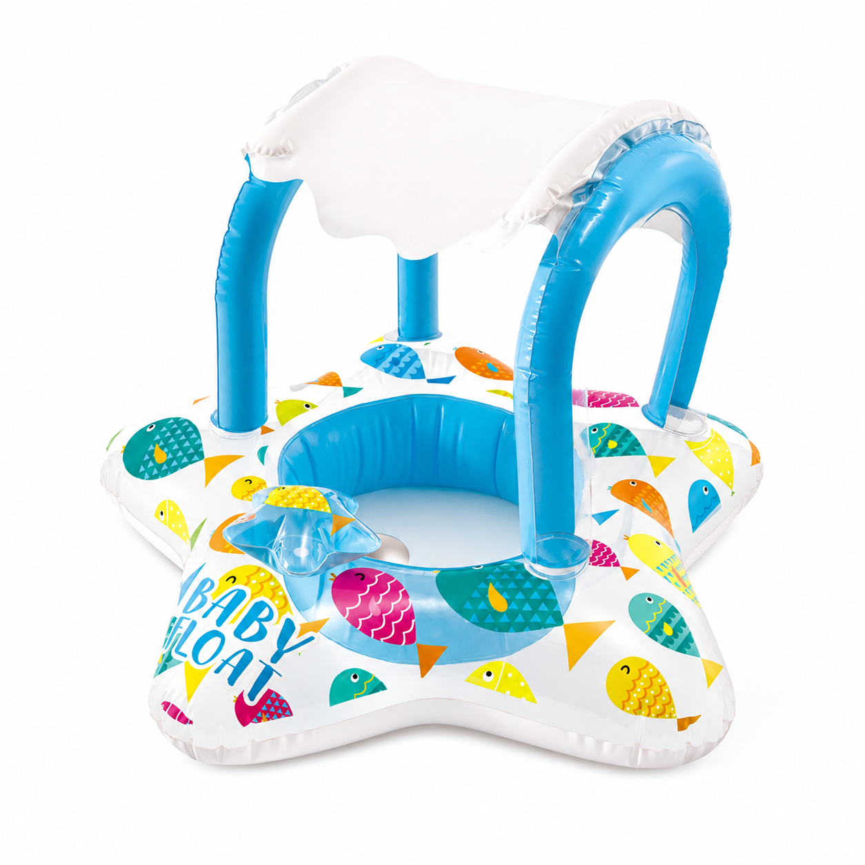 Intex 56573 gonflable aquatique 81x79cm « Fruits » avec auvent 1 Intex 56573 gonflable aquatique 81x79cm « Fruits » avec auvent