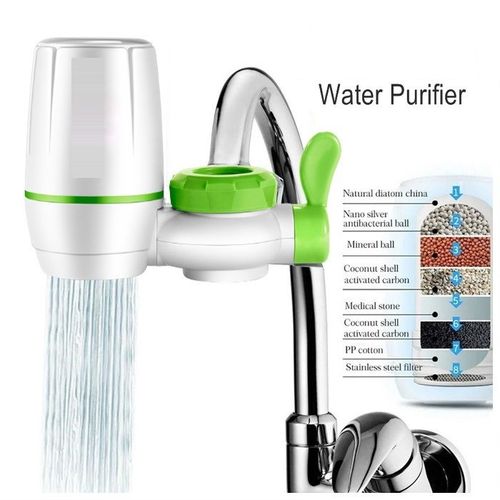Filtre Purificateur D’Eau Pour Robinet – Blanc 1 Filtre Purificateur D’Eau Pour Robinet – Blanc