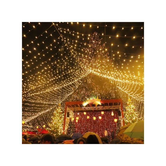 Guirlande Lumineuse LED 100 Lampes – 10 m – Blanc Chaud Clignotant 5 T