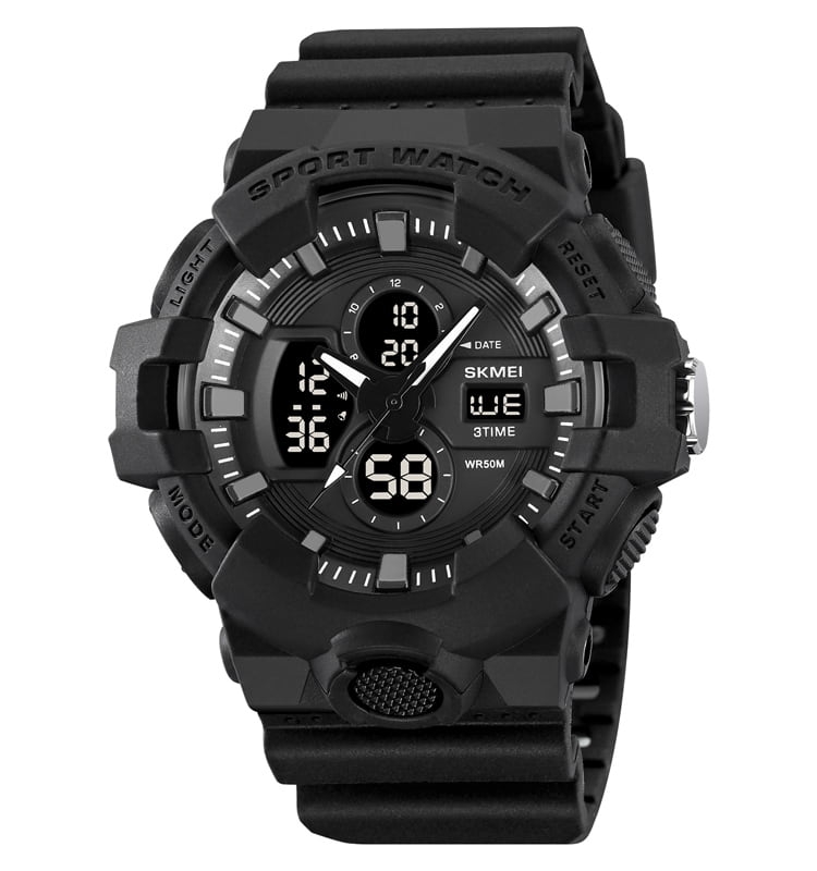 Montre Skmei Electroniques Numériques Grand Double Affichage Étanche pour homme 1 Montre Skmei Electroniques Numériques Grand Double Affichage Étanche pour homme