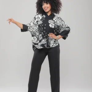 PANTALON À TAILLE HAUTE