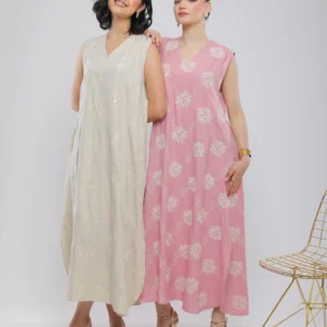 ROBE JEBBA LONGUE ÉLÉGANTE À MOTIFS BRODÉS