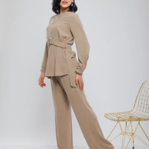 PANTALON LIN COUPE LARGE