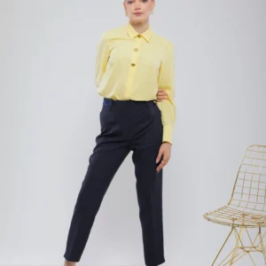PANTALON ÉLÉGANT À TAILLE HAUTE