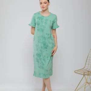 CHEMISE DE NUIT FLUIDE MI-LONGUE