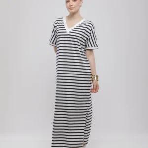 ROBE LONGUE MARINIÈRE FLUIDE