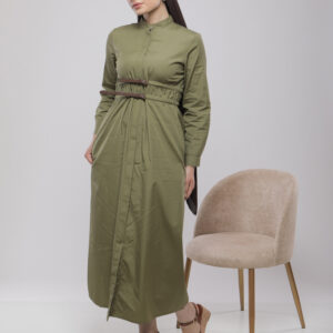 ROBE LONGUE COUPE ÉVASÉE
