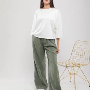 PANTALON LARGE A PINCES