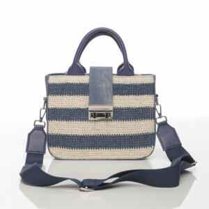 SAC RAYÉ À DEUX POIGNÉES