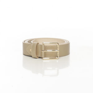 CEINTURE EN CUIR AVEC BOUCLE CARREE