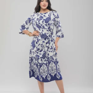 ROBE COURTE À DÉTAIL NŒUD