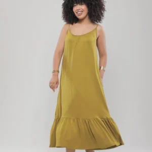 ROBE LONGUE A BRETELLES NOUÉES