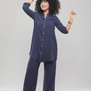 CHEMISE LONGUE COUPE DROITE