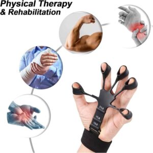 Musculation Doigts, Civière de Doigt, En Silicone Finger Stretcher, Renforcement Une Rééducation,