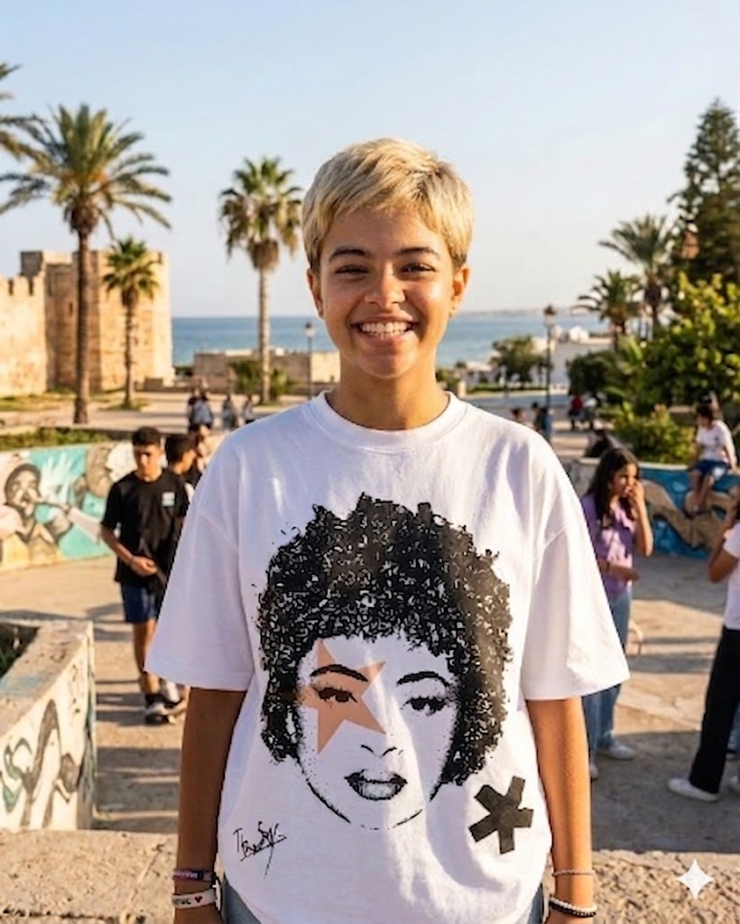 T-shirt Oversize « Curly » – Style Unique 1 T-shirt Oversize « Curly » – Style Unique