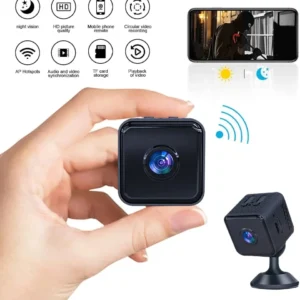 Mini Caméra de Surveillance Mini-Cam Smart HD Wi-Fi – Noir
