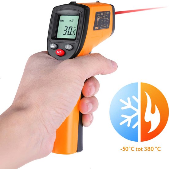 Thermomètre Infrarouge laser IR Numérique Non Humain – Espace et Cuisine Professionnel 1 Thermomètre Infrarouge laser IR Numérique Non Humain – Espace et Cuisine Professionnel