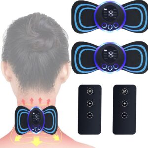 Mini Masseur Électrique EMS Écran LCD 8 Modes & Télécommande