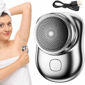 Mini rasoir électrique Portable, étanche, pour le visage et la barbe