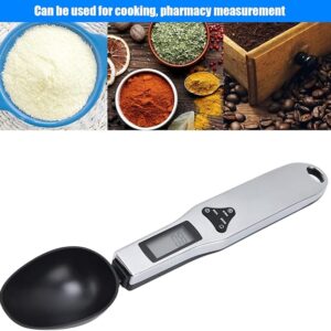 Balance à Cuillère Numérique de Cuisine Multifonctions avec écran LCD en Noir