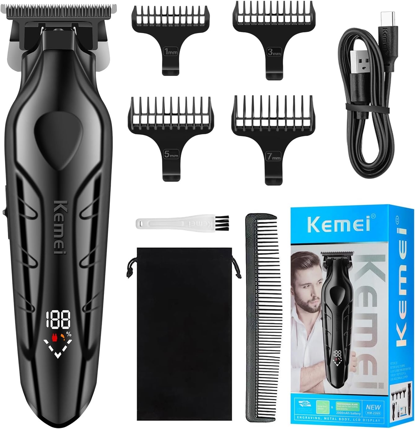 Tondeuse à Cheveux et Barbe KM2269 1 Tondeuse à Cheveux et Barbe KM2269