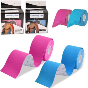 Bande anti-douleur et l’inflammation Kinesiology Tape 5mx5cm- Pack de 2