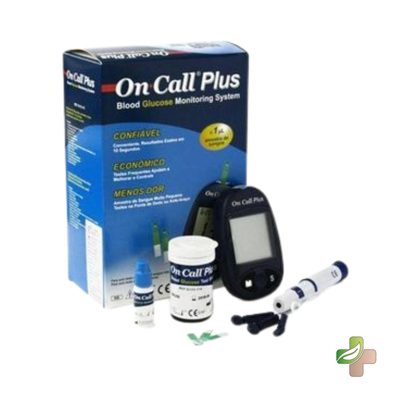 Appareil On Call Plus + Stylo + 10 Lancette + 50 Bandlette 1 Appareil On Call Plus + Stylo + 10 Lancette + 50 Bandlette