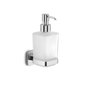 Distributeur De Savon Liquide Carré Chromé