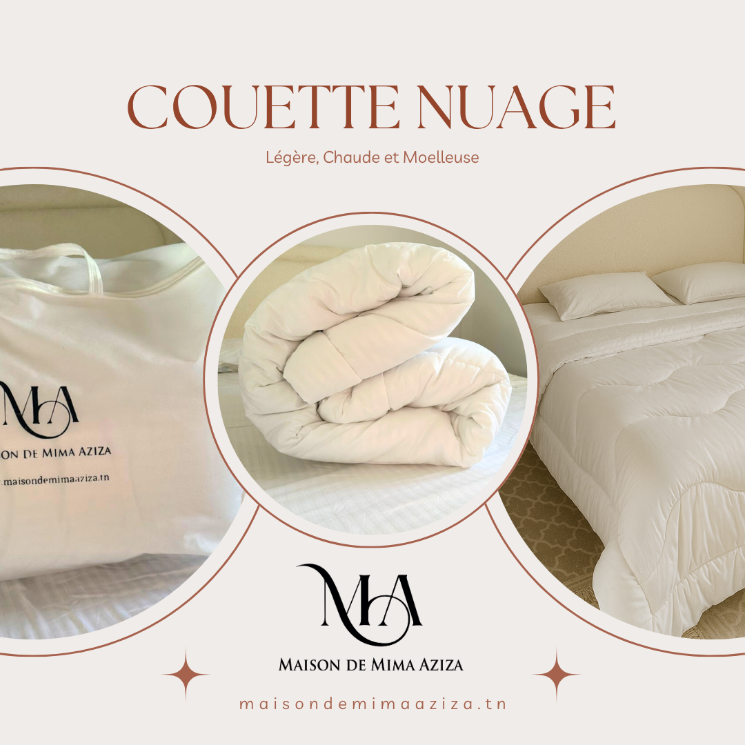 Couette Nuage d’Hiver – Microfibre Blanche & Fibre Creuse Siliconée 300 GSM 1 Couette Nuage d’Hiver – Microfibre Blanche & Fibre Creuse Siliconée 300 GSM