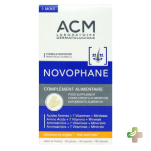 ACM NOVOPHANE CHEVEUX ET ONGLES 180 GELULES