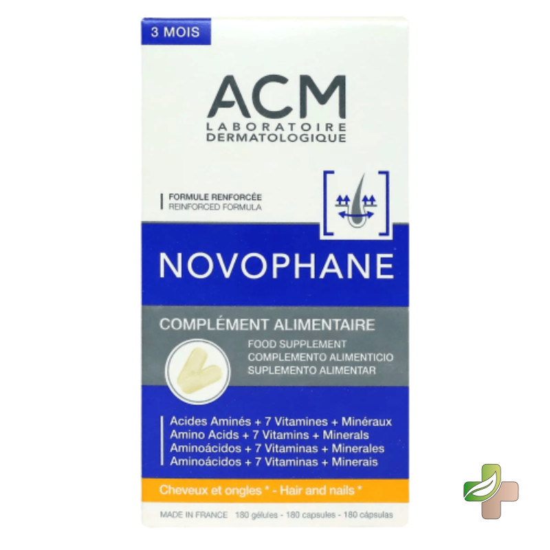 ACM NOVOPHANE CHEVEUX ET ONGLES 180 GELULES 1 ACM NOVOPHANE CHEVEUX ET ONGLES 180 GELULES