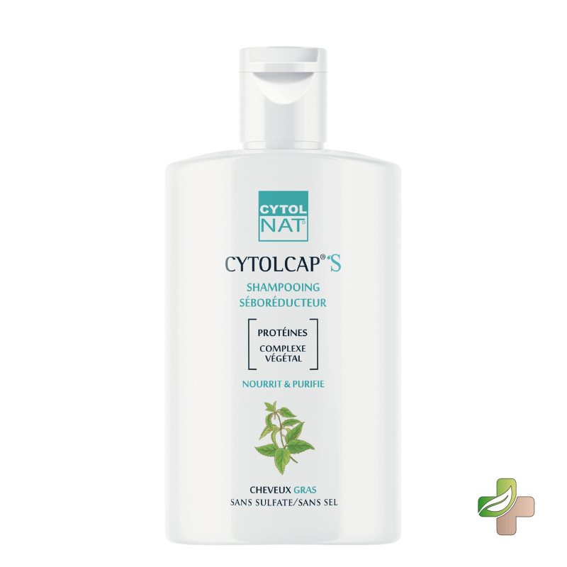 CYTOLNAT CYTOLCAP S SHAMPOOING SEBOREDUCTEUR CHEVEUX GRAS 200ML 1 CYTOLNAT CYTOLCAP S SHAMPOOING SEBOREDUCTEUR CHEVEUX GRAS 200ML