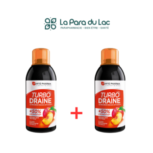FORTÉ PHARMA Turbodraine Minceur Thé Pêche – Lot de 2