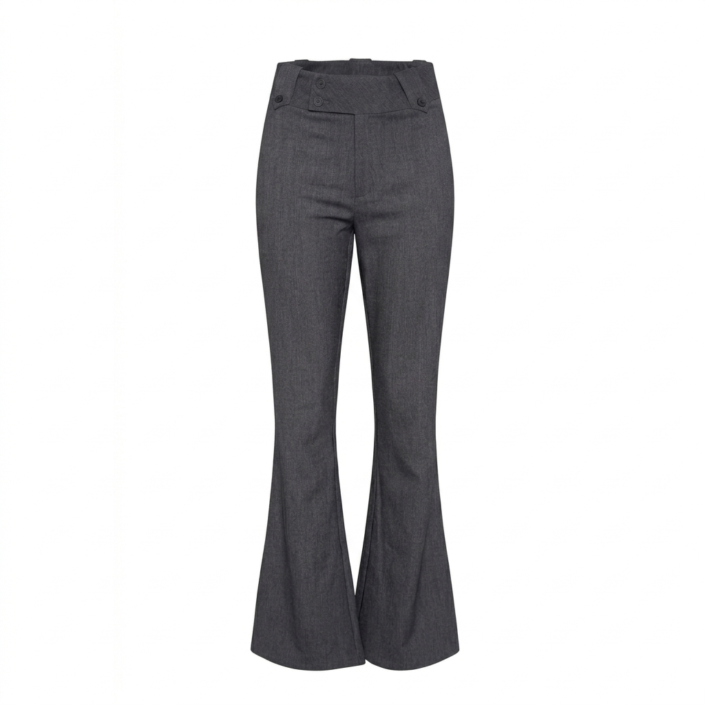 Pantalon Flare de Bureau Élégant et Confortable 1 Pantalon Flare de Bureau Élégant et Confortable