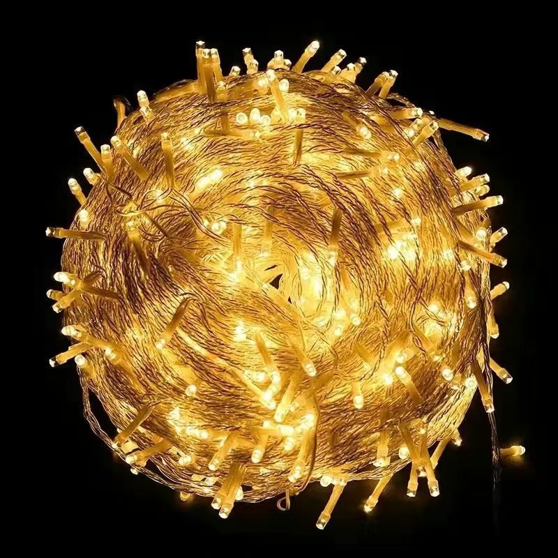 Guirlande Lumineuse LED 100 Lampes – 10 m – Blanc Chaud Clignotant 6 HdbdccafcbffdabdX