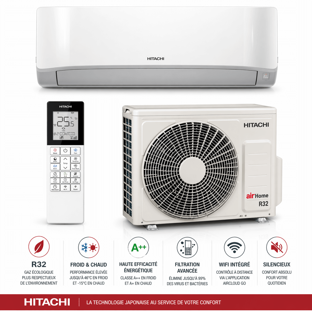 Climatiseur Hitachi Tunisie | Climatisation Inverter airHome 400 1 Climatiseur Hitachi Tunisie | Climatisation Inverter airHome 400
