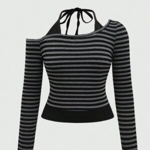 Cami long stripped