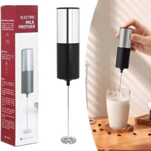 Mini Mousseur à Lait Électrique – Mousse Parfaite en 10 Secondes