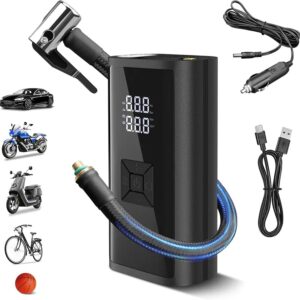 Compresseur d’Air Portable Digital – Gonflage Rapide & Sans Effort