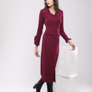 ROBE LONGUE A BOUTONS