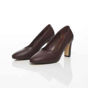 ESCARPINS BOUT POINTU TALON CARRÉ