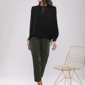 PANTALON COUPE DROITE A REVERS
